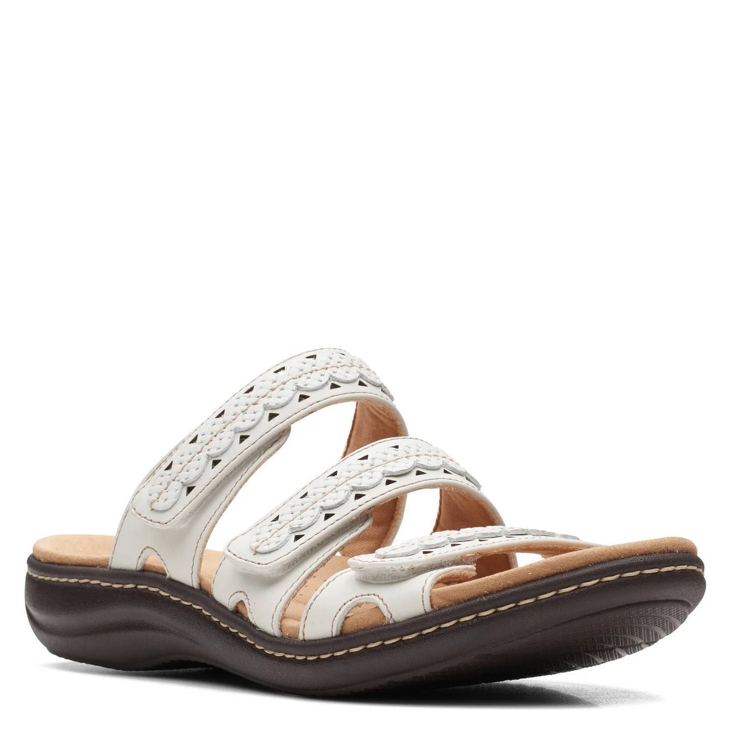 New Clarks Women's Laurieann Cove Sandal In White